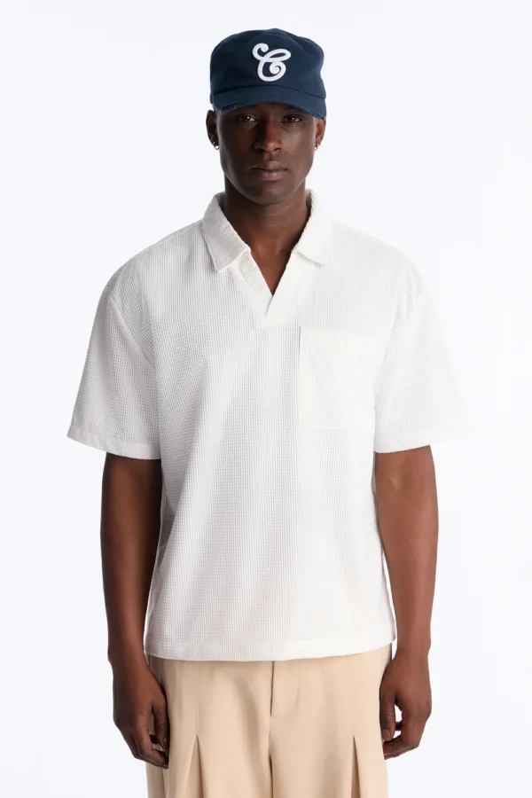 Relaxed corvino Polo: Size L, White