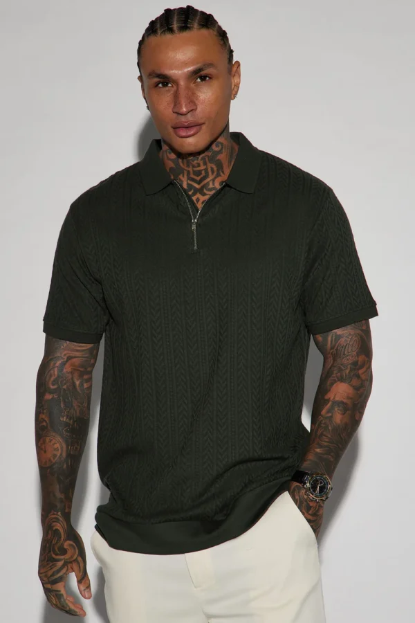 Fairway Short Sleeve Polo: Size M
