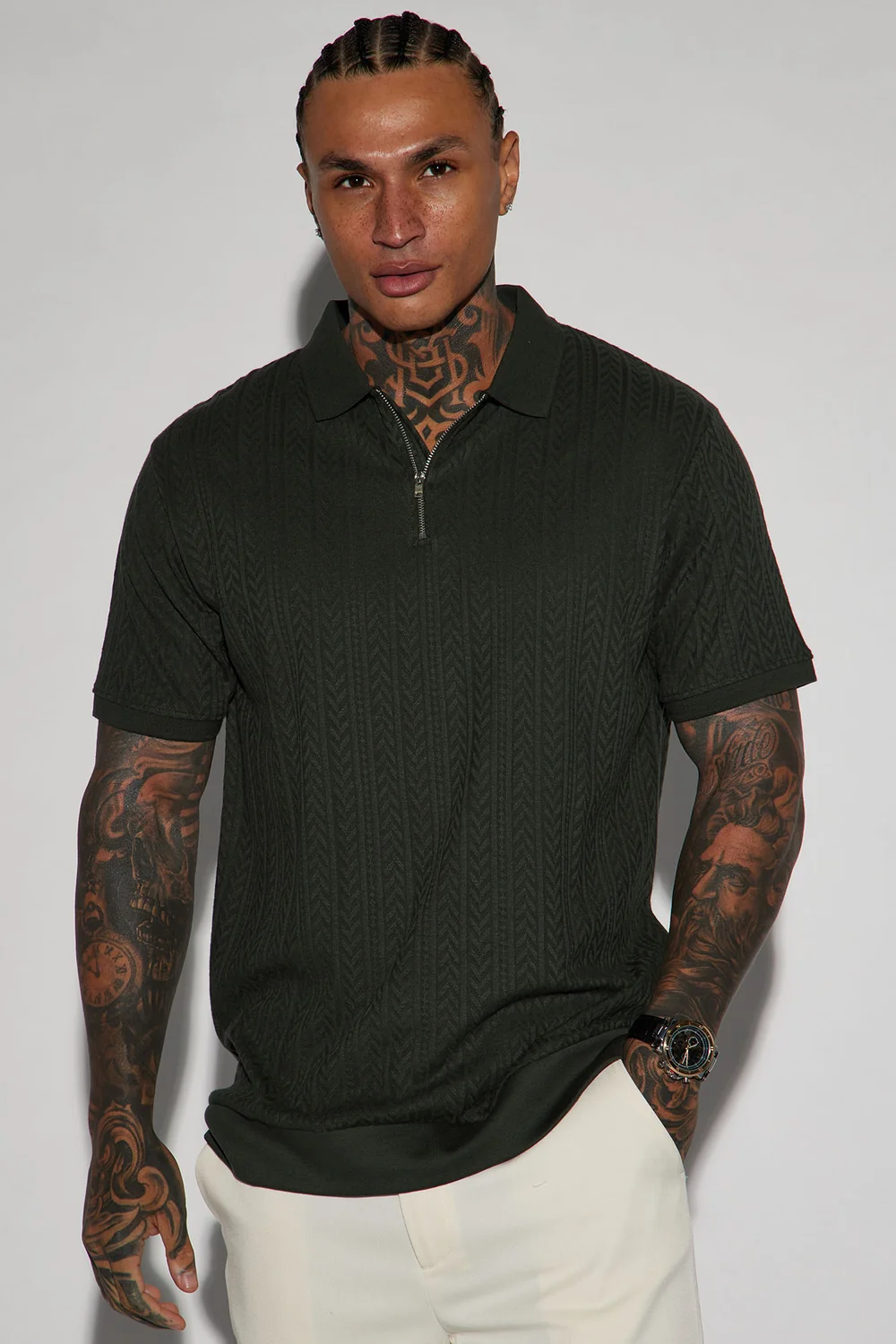Fairway Short Sleeve Polo: Size M - Image 1