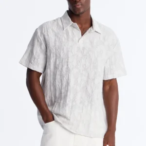 Floral Gallery Johnny Collar Polo - Image 1