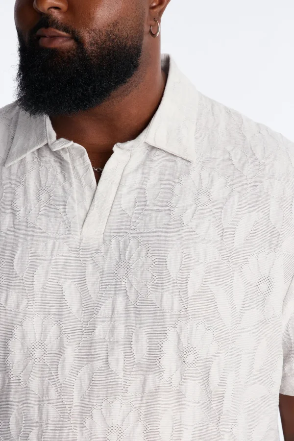 Floral Gallery Johnny Collar Polo