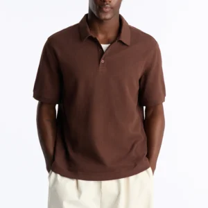Classic Clean Finish Polo: M, Brown - Image 1