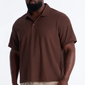 Classic Clean Finish Polo: M, Brown - Image 3